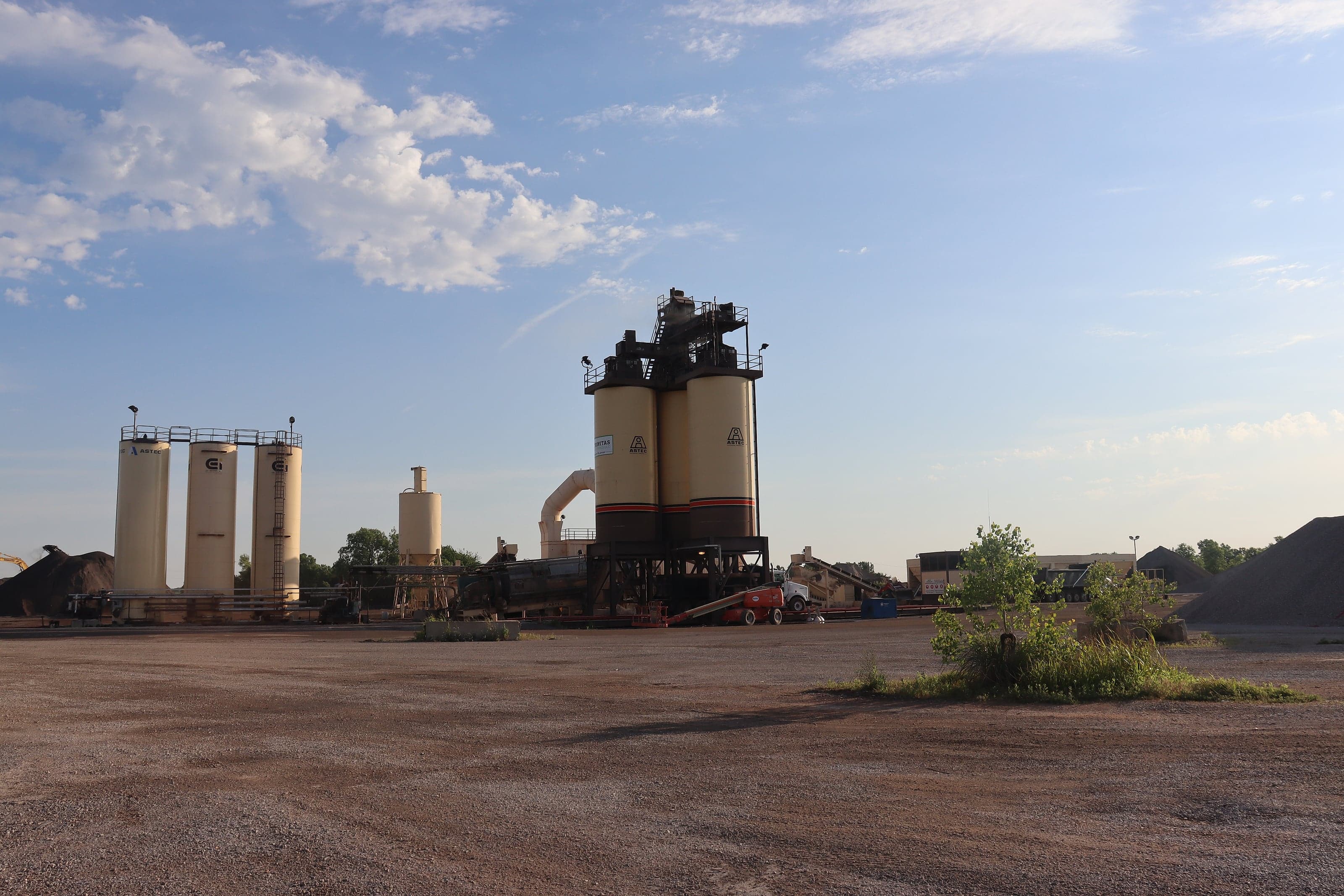 Wide view of the Trinitas materials plant